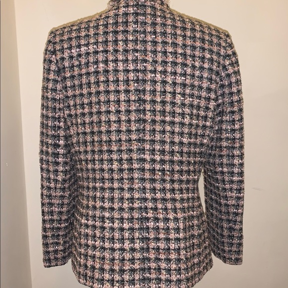 Liz Claiborne Houndstooth Blazer - Picture 4 of 7